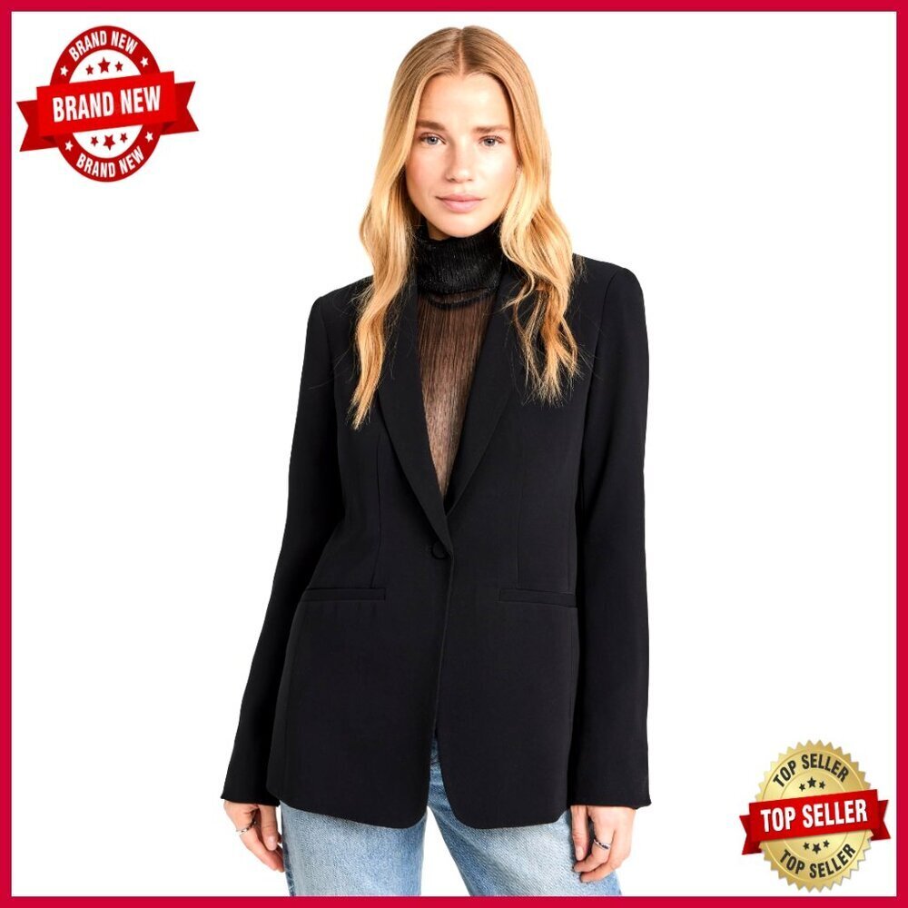 Tailored Wool Blazer, Long Sleeve, Business Formal, Dry Clean Only